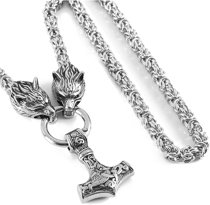 Tors Hammare Halsband – Vikingdesign med Kedja